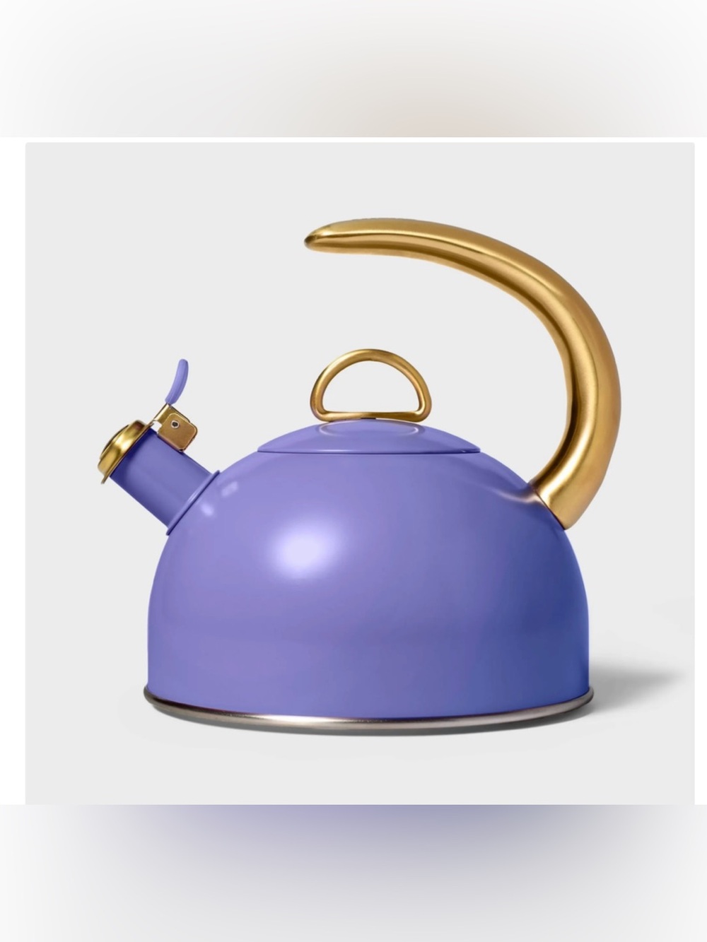New - Tabitha Brown for Target 🎯- Lavender and Gold Whistling Tea Kettle